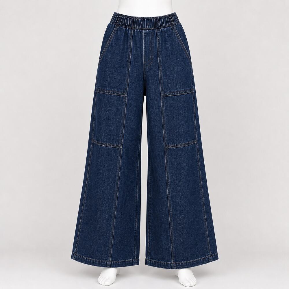 GAP Wide Leg Patch Pocket Denim Jeans Small